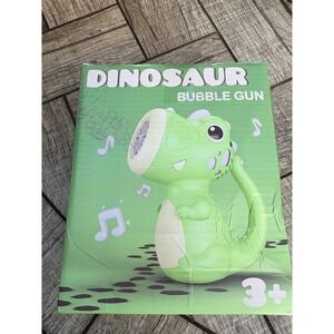 New Dinosaur Bubble Gun Blower Machine Wand Toys Kids Outdoor Play Summer Fun